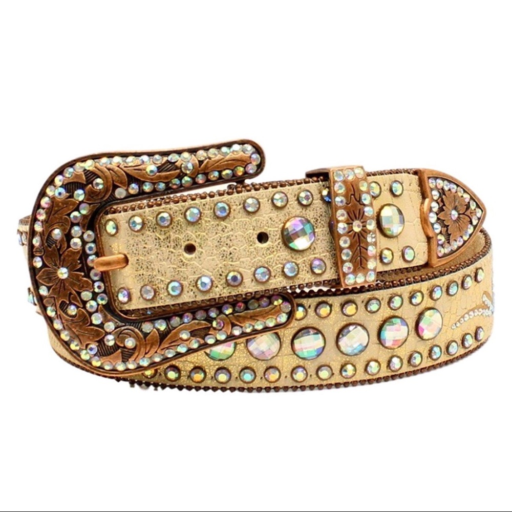 Brand New! Nocona Big Round Conchos Belt size XL